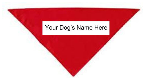 Custom Personalized Dog Bandana