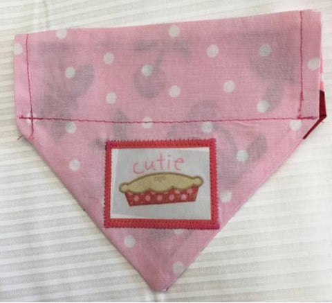 Cutie Pie 2 Girl's Dog Bandana