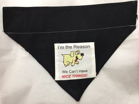 I'm the Reason We Can't Have Nice Things II Dog Bandana