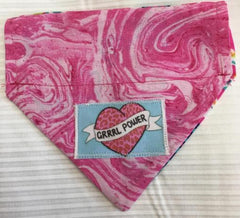 Grrrl Power Girl's Dog Bandana