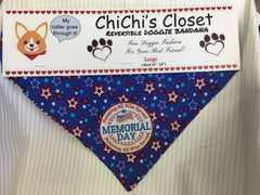 Memorial Day Holiday Dog Bandana