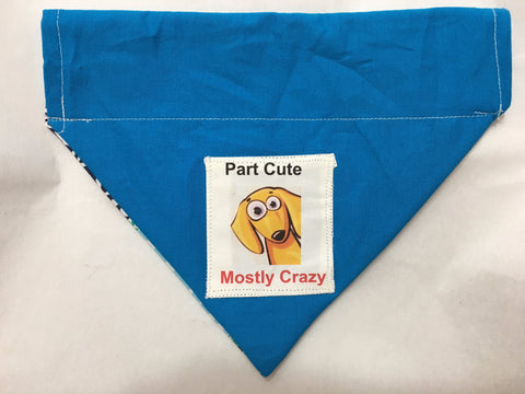 Part Cute Mostly Crazy  Dog Bandana