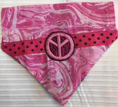 Peace Girl Dog Bandana