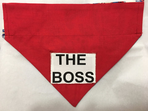 The Boss Dog Bandana